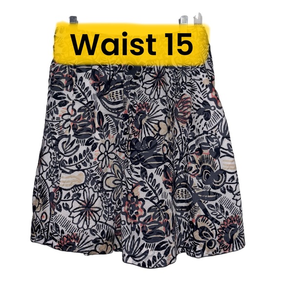 LOFT Outlet Floral Midi Skirt 8P - Picture 8 of 9